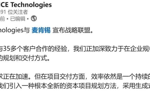 麦肯锡下场，盯上了AI进度计划