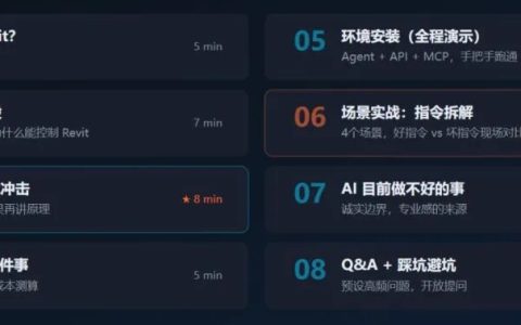 Claude能操控Revit了，但有很多坑，踩过的人来给你填上 | AI4E工作坊报名