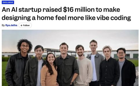 成立9个月融资超17M，这家团队想让房屋设计更像Vibe Coding，YC投资