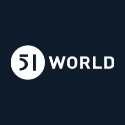 51WORLD logo